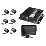 Автомобильный видеорегистратор Комплект видеонаблюдения для автошколы NSCAR 702