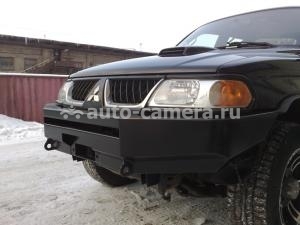 Передний силовой бампер RusArmorGroup для Mitsubishi Pajero Sport до 2000 г с кенгурином для MITSUBISHI